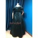 Surface Spell Gothic Portrait of a Lady Crinolines Velveteen Long One Piece(Full Payment Without Shipping)